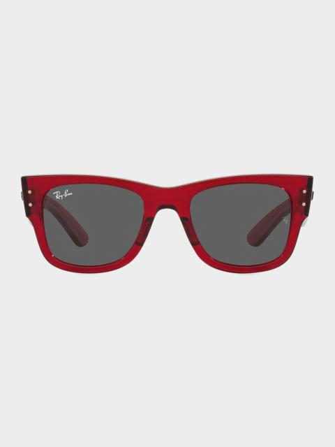 Ray-Ban Logo Square Nylon Sunglasses, 51MM
