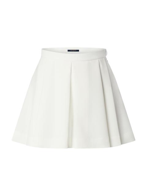 Louis Vuitton Technical Gabardine Tennis Skirt
