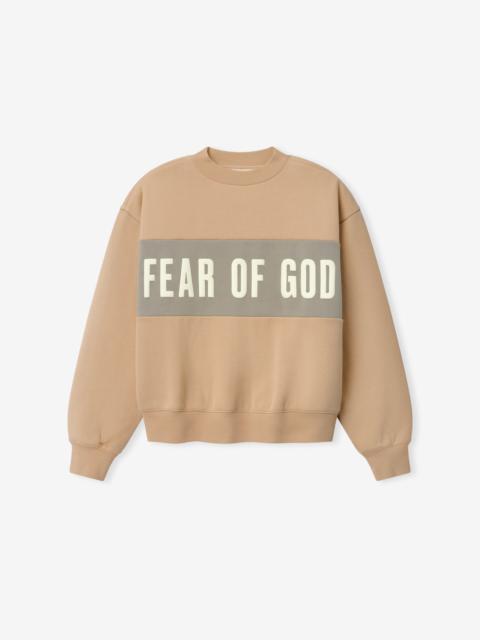 ESSENTIALS Womens Paneled Classic Sweatshirt