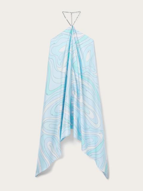 PUCCI MARMO PRINT SILK DRESS