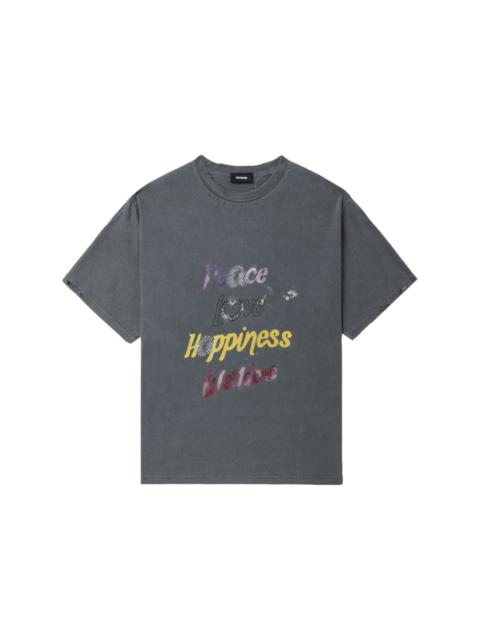 We11done slogan-print cottton T-shirt