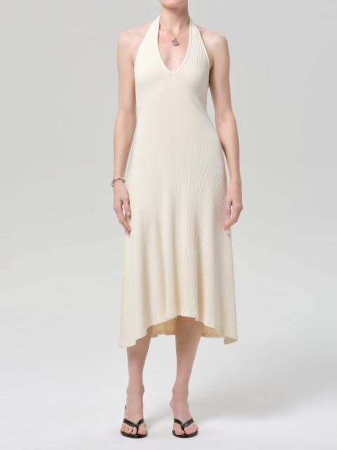 Citizens of Humanity Mila Halter Dress In Dune