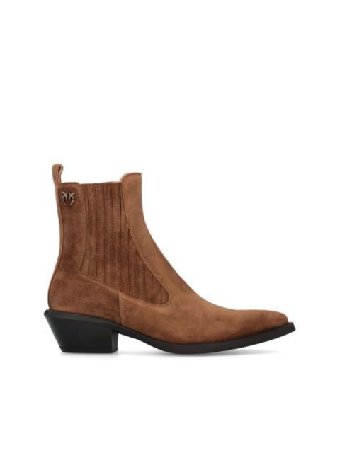 PINKO suede ankle boots