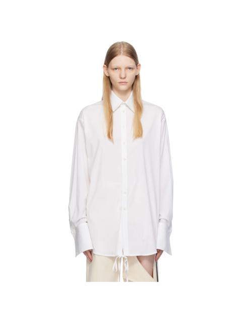 PETER DO Off-White Wrap Shirt
