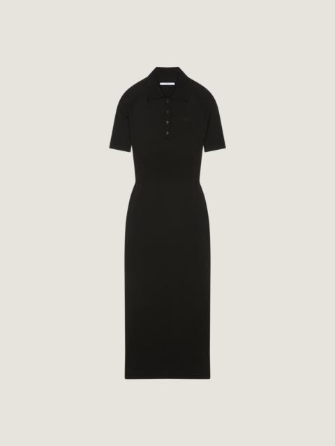 Givenchy MIDI POLO DRESS IN SECOND SKIN EFFECT KNIT