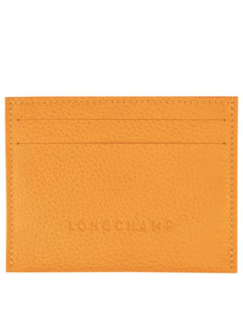 Longchamp Le Foulonné Cardholder Apricot - Leather