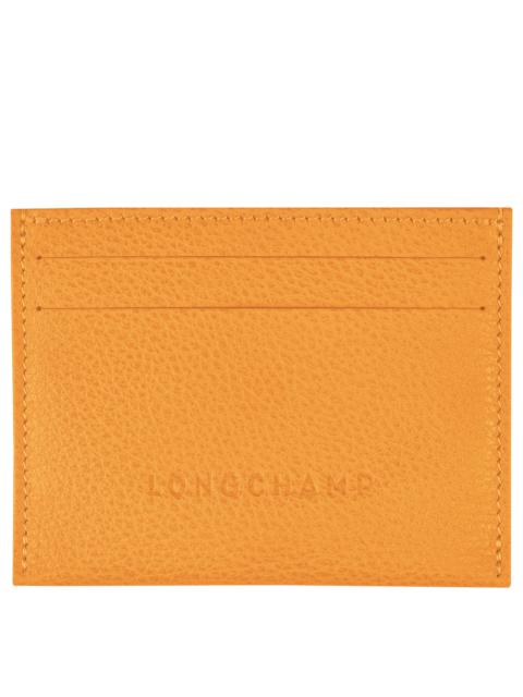 Longchamp Le Foulonné Cardholder Apricot - Leather