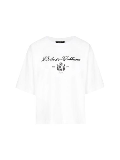 logo-print T-shirt