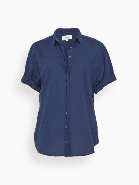 XÍRENA Channing Shirt in Navy