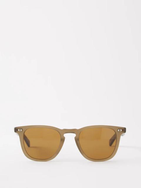 Garrett Leight Brooks X D-frame acetate sunglasses