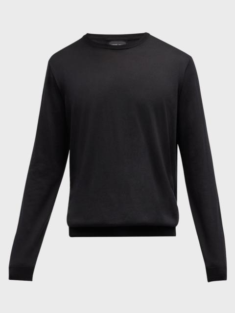 GIORGIO ARMANI Men's Slim Wool Crewneck Sweater