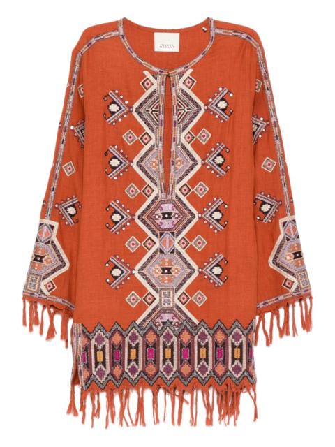 Isabel Marant fringed mini dress