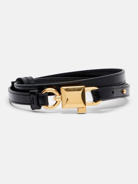 Dolce & Gabbana Lock leather belt