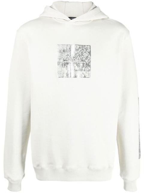 A-COLD-WALL* logo-print cotton hoodie