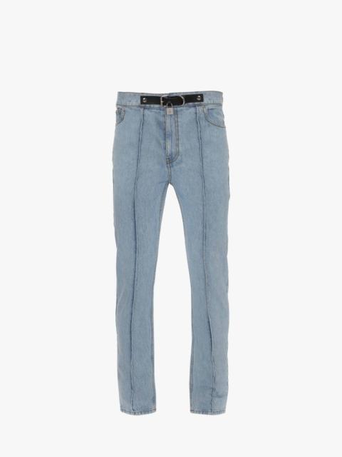 JW Anderson PADLOCK STRAP SLIM FIT DENIM JEANS