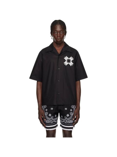 AMIRI Black MA Quad Bowling Shirt