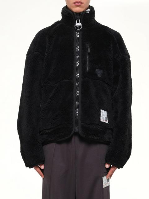 Maison MIHARAYASUHIRO Wide Back Boa Blouson in Black