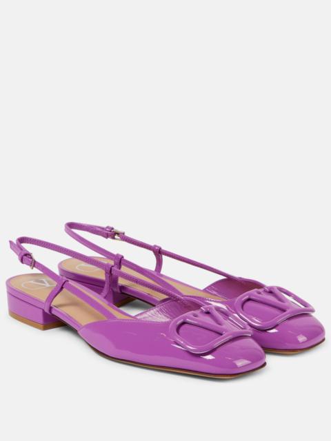 Valentino VLogo Signature patent leather flats