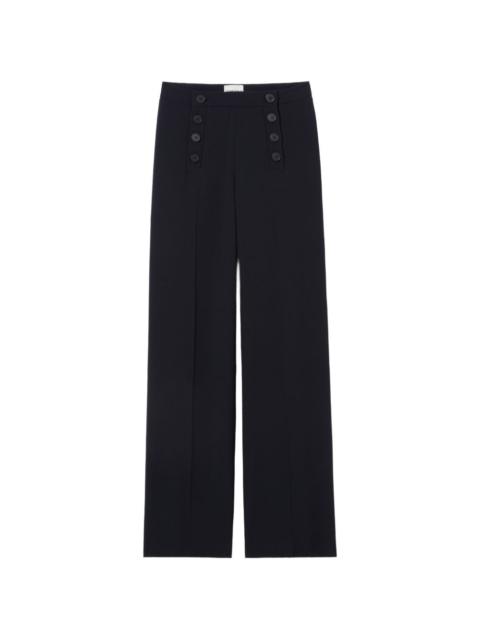 Claudie Pierlot button straight trousers