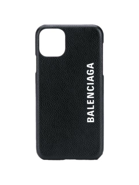 BALENCIAGA logo-print iPhone 11 Pro Max case