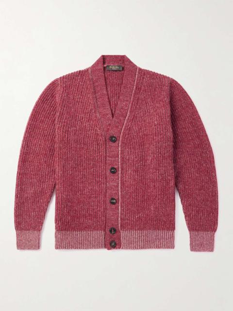 Sey Ribbed Cashmere and Silk-Blend Cardigan
