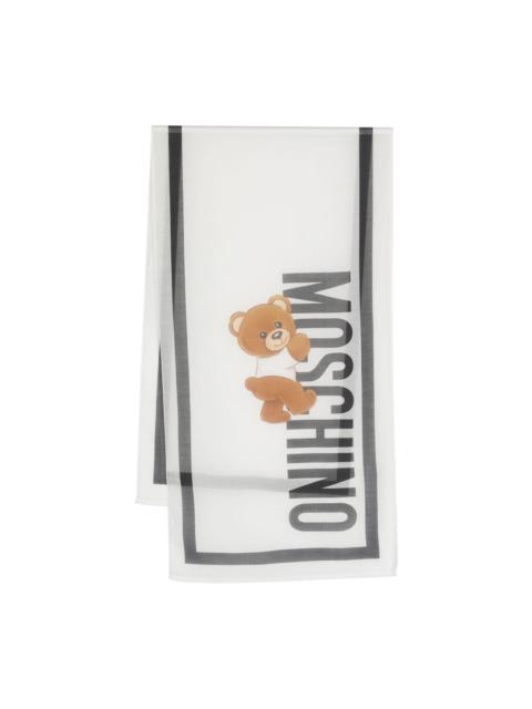 Moschino Teddy Bear-print scarf
