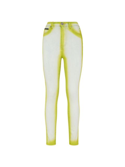 Super Fluo high-rise jeggings