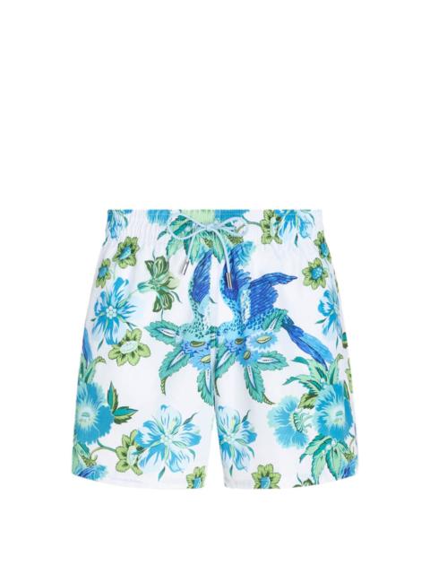 Etro floral-print swim shorts