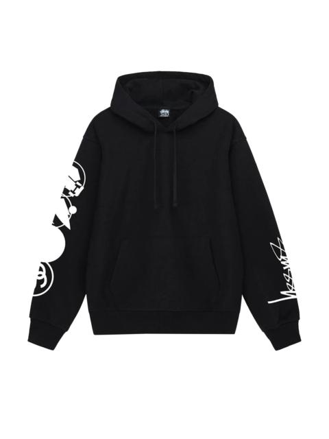 Stussy Stacked Pigment Dyed Hoodie 'Black'