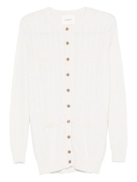 LISA YANG cable-knit button cardigan