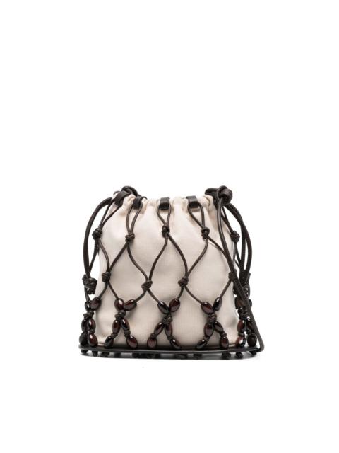 HEREU Bonera bead-embellished crossbody bag