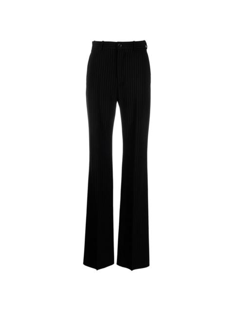 BALENCIAGA pinstripe straight-leg trousers