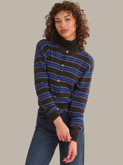 525 america Tove Crewneck Stripe Cardigan