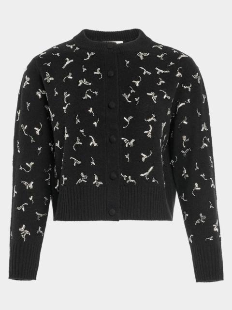 Altuzarra Vaughn Beaded Wool Crewneck Sweater