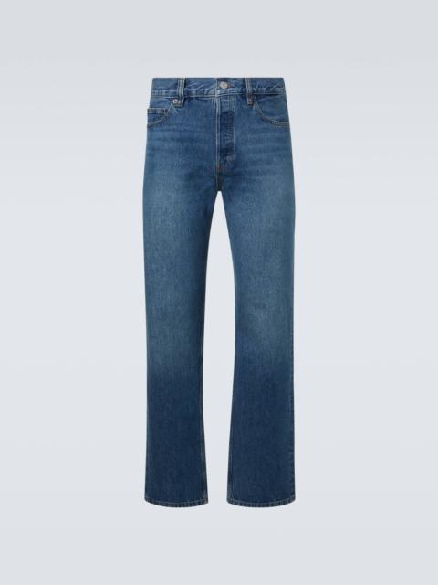 FRAME Relaxed distressed straight jeans