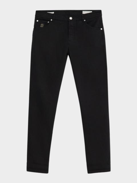 Brunello Cucinelli Men's Bull Denim Skinny-Fit Pants