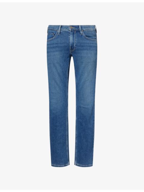 PAIGE Lennox Straight-Leg Stretch-Woven Jeans
