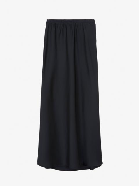 The Frankie Shop Priscilla Maxi Satin Skirt - Black
