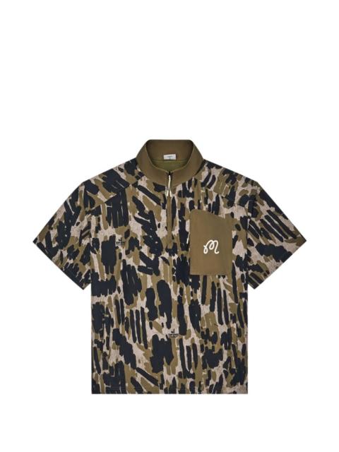 malbon camouflage-pattern polo shirt