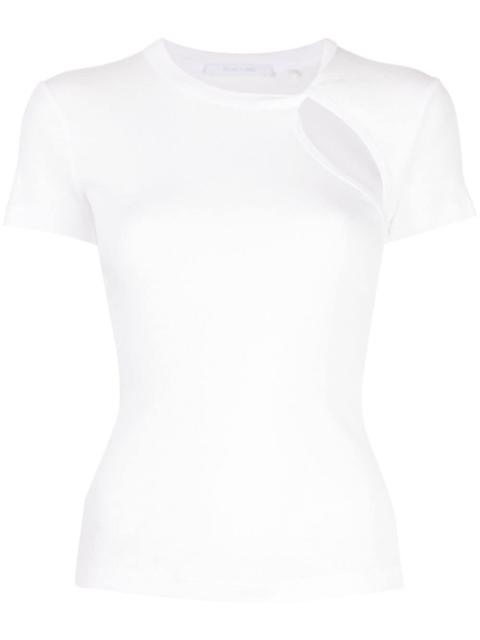 Helmut Lang asymmetric short-sleeve top