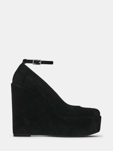 STEVE MADDEN CRUSSI BLACK SUEDE