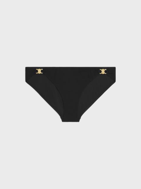 CELINE triomphe swimsuit bottom in matte jersey