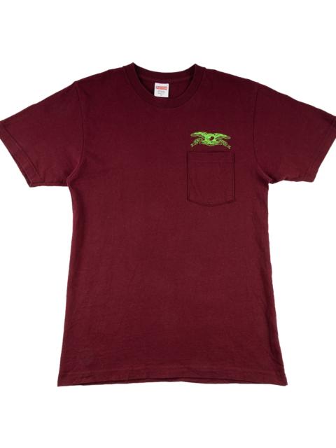 Supreme Anti Hero Eagle Pocket Tee "Burgundy" SU27480