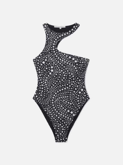 Stella McCartney Star Print Cut-Out Swimsuit