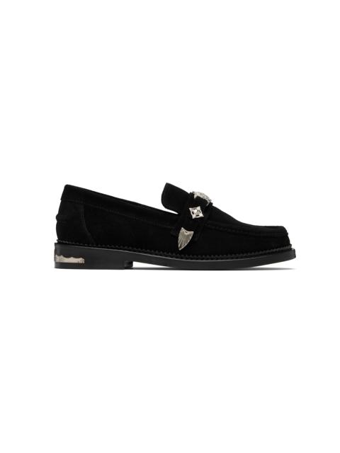 TOGA VIRILIS SSENSE Exclusive Black Suede Loafers