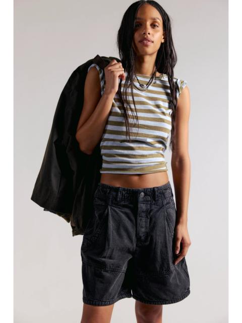 FREE PEOPLE Wild Rebel Barrel Shorts