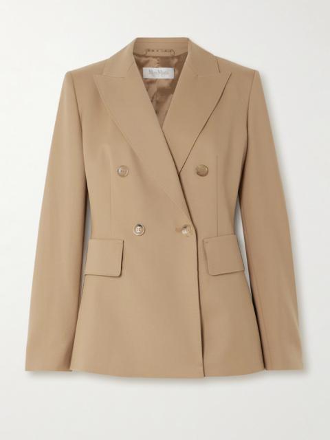 Max Mara Osanna Double-breasted Wool-twill Blazer