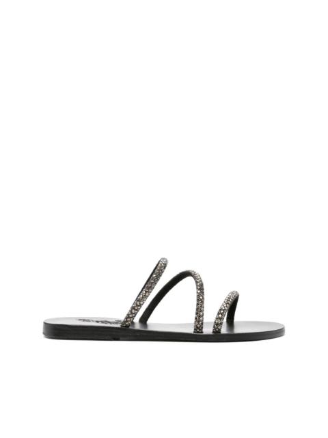 ANCIENT GREEK SANDALS Polytimi crystal-embellished sandals