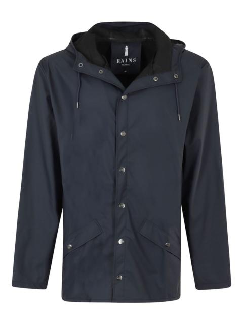 RAINS press-stud hooded raincoat