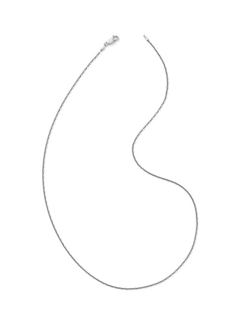 KENDRA SCOTT Ramsey Oxidized Sterling Silver Chain Necklace